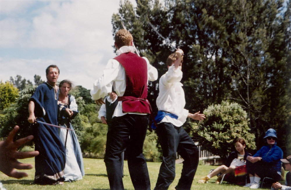 Shakespearean performers, location and year unknown.