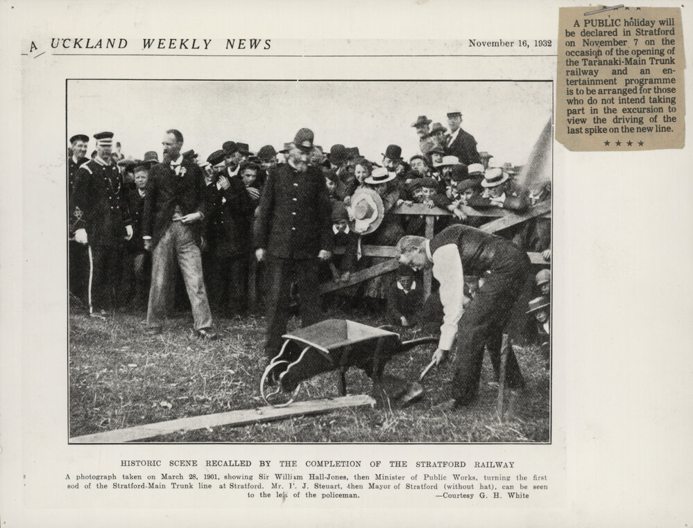 Historic scene recalled by the completion of the Stratford Railway