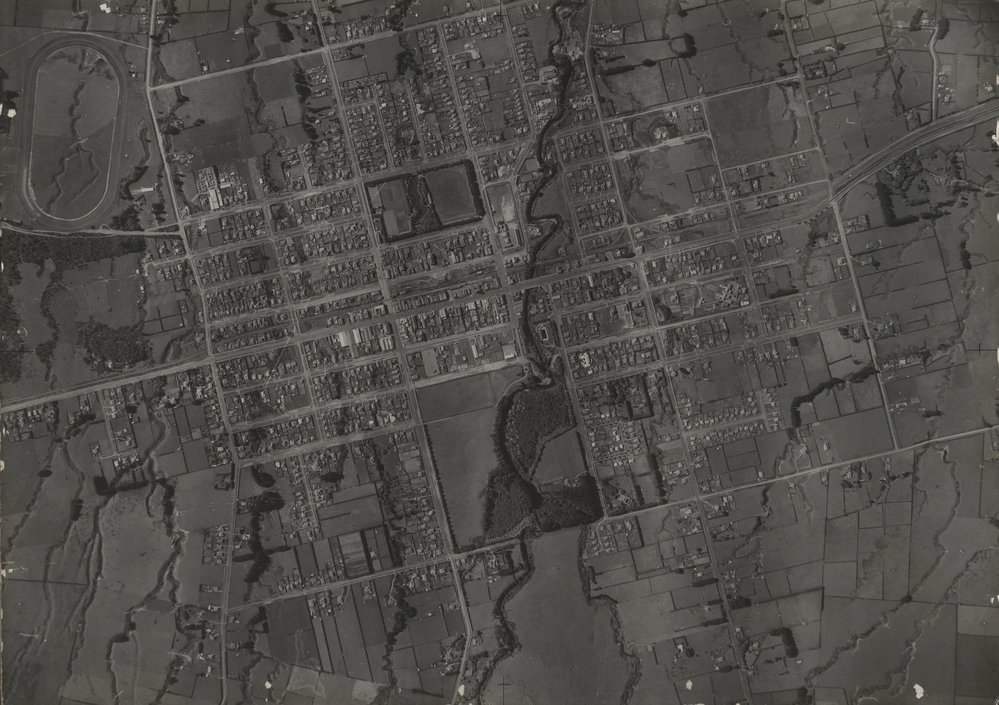 Aerial photograph of Stratford 