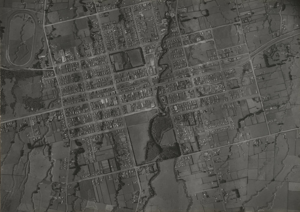 Aerial photograph of Stratford 