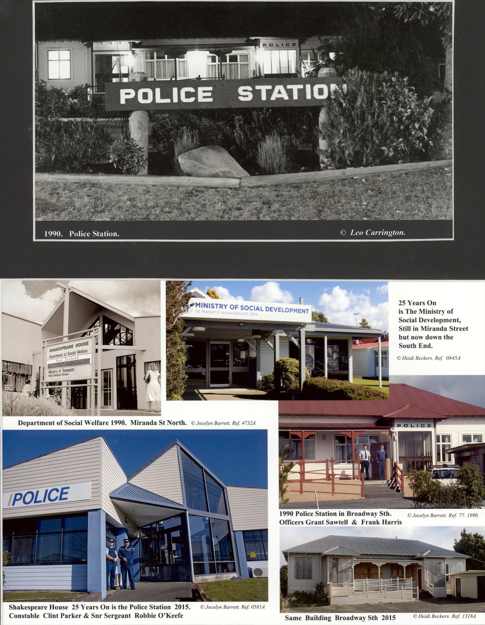 Police and Ministry of Social Development photos.