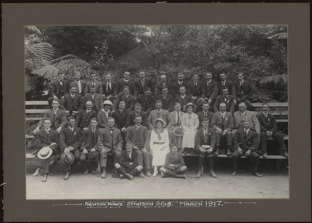 Newton King's Stratford Staff, March 1917