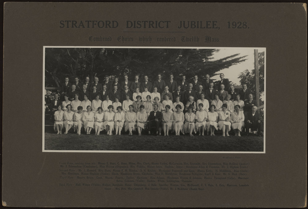 Stratford District Jubilee, 1928 