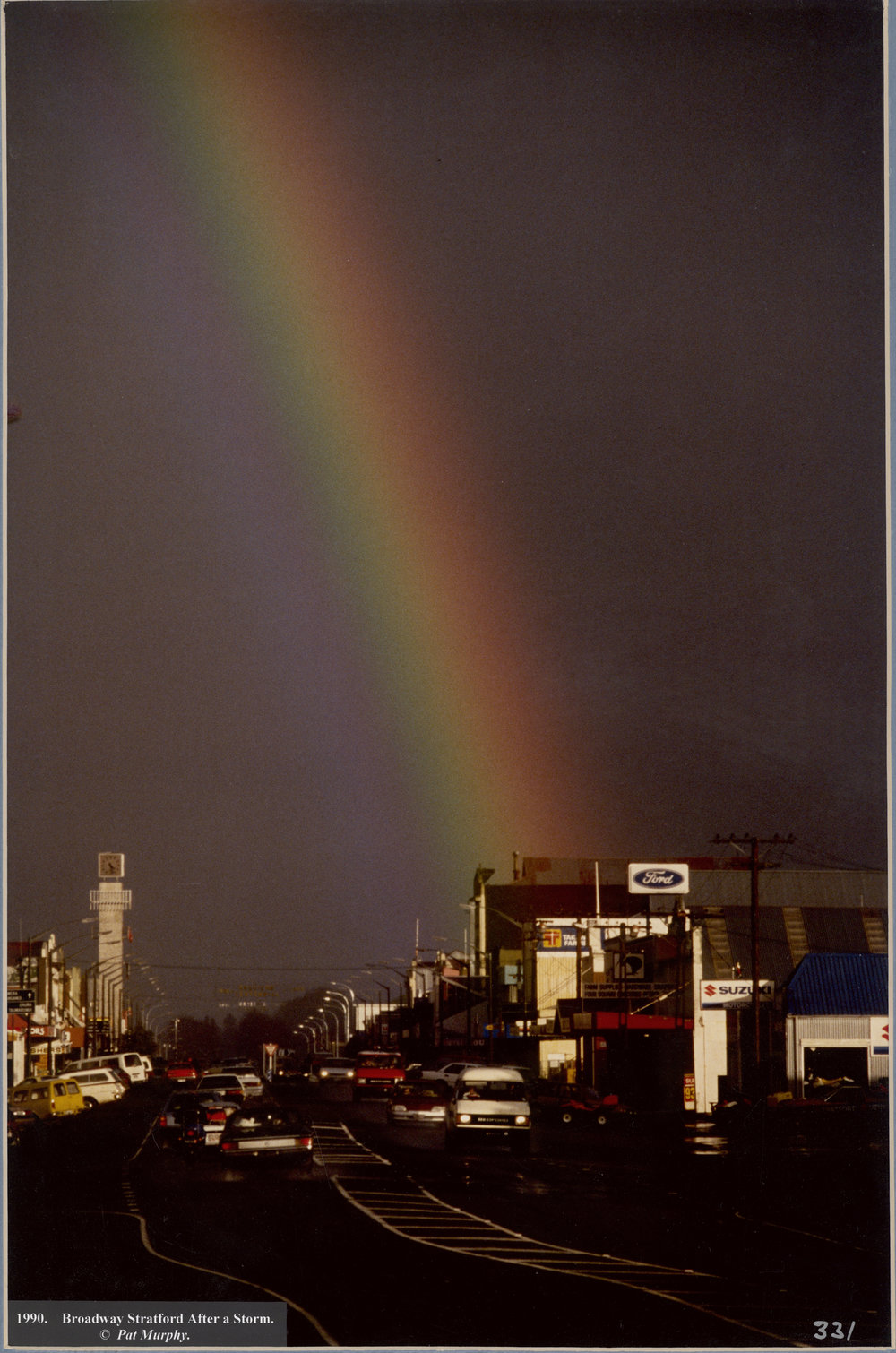 Broadway Stratford after a storm. 