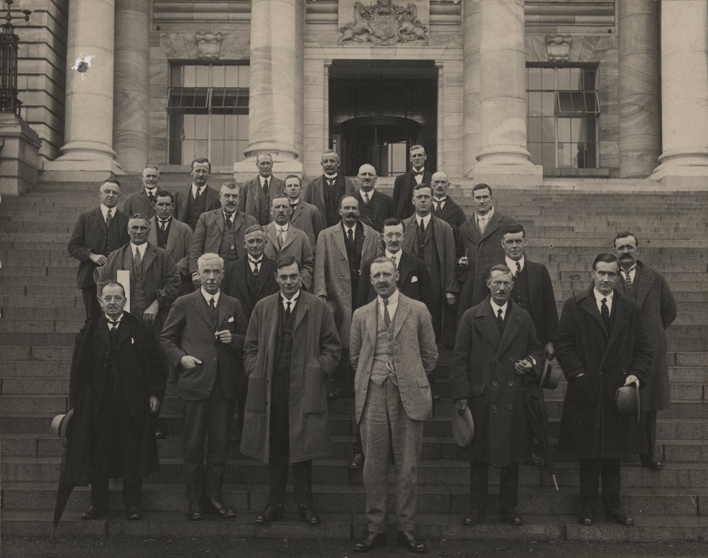 Taranaki Representatives on Parliament Steps
