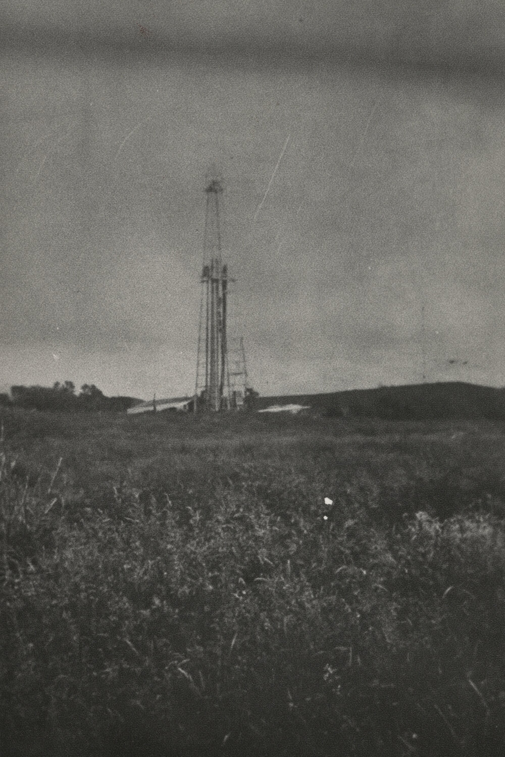 Oil drilling, Denbigh Road, 1941.
