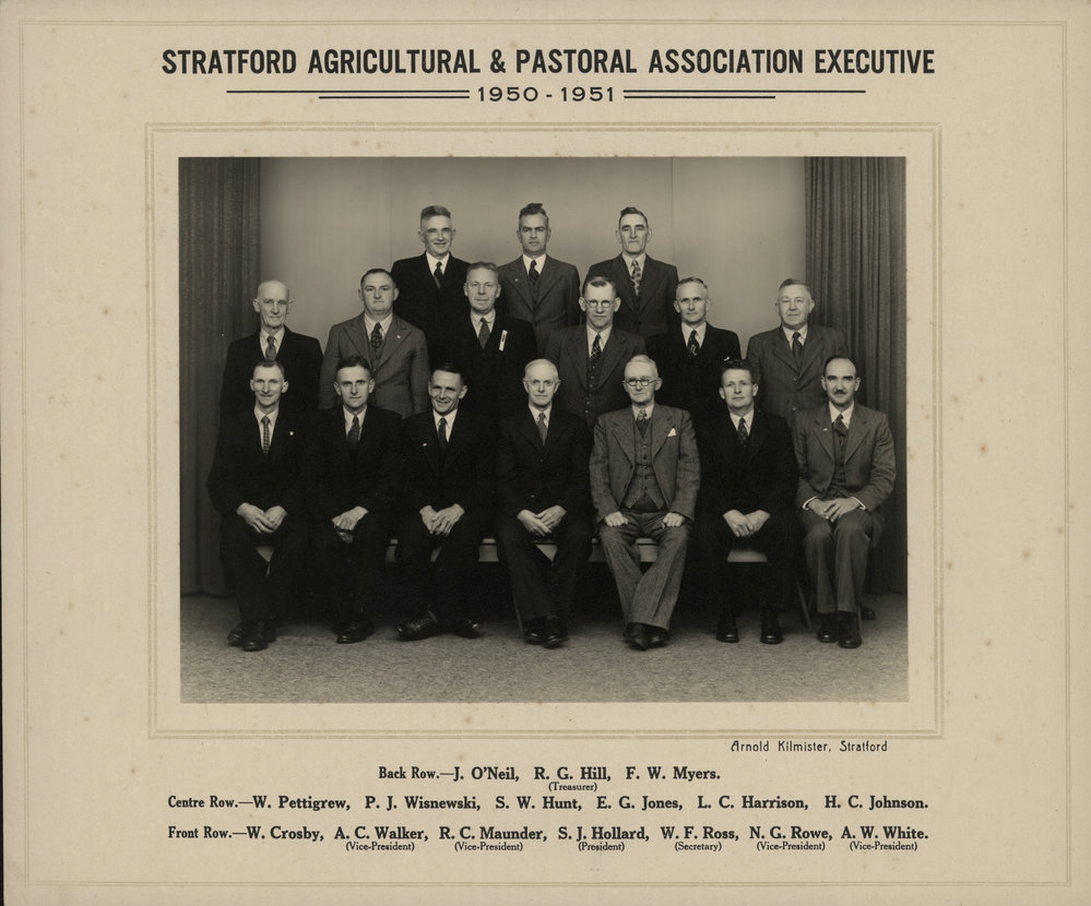 Stratford Agricultural &amp; Pastoral Association Executive
