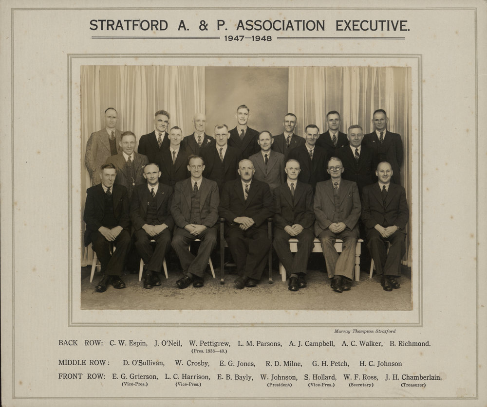 Stratford A&amp;P Association Exectuive, 1947-1948 