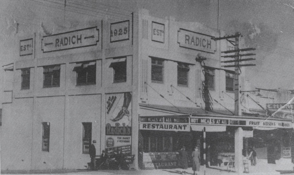 Radich building, now Casa Pequena cafe