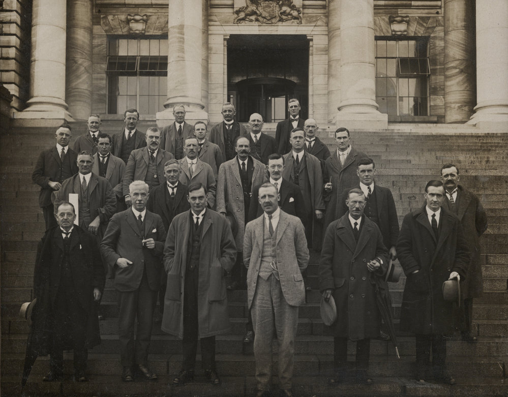 Taranaki Representatives on Parliament Steps