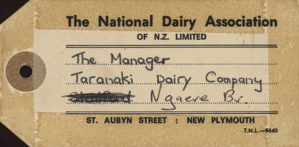 National Dairy Association tag 