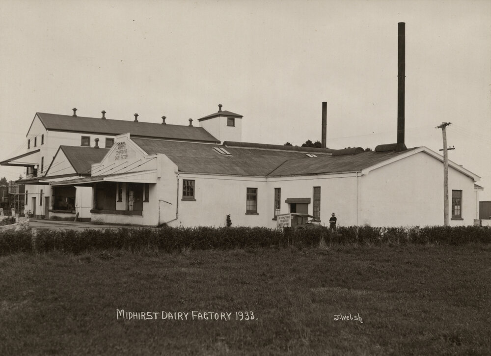 Midhirst Dairy Factory, 1933