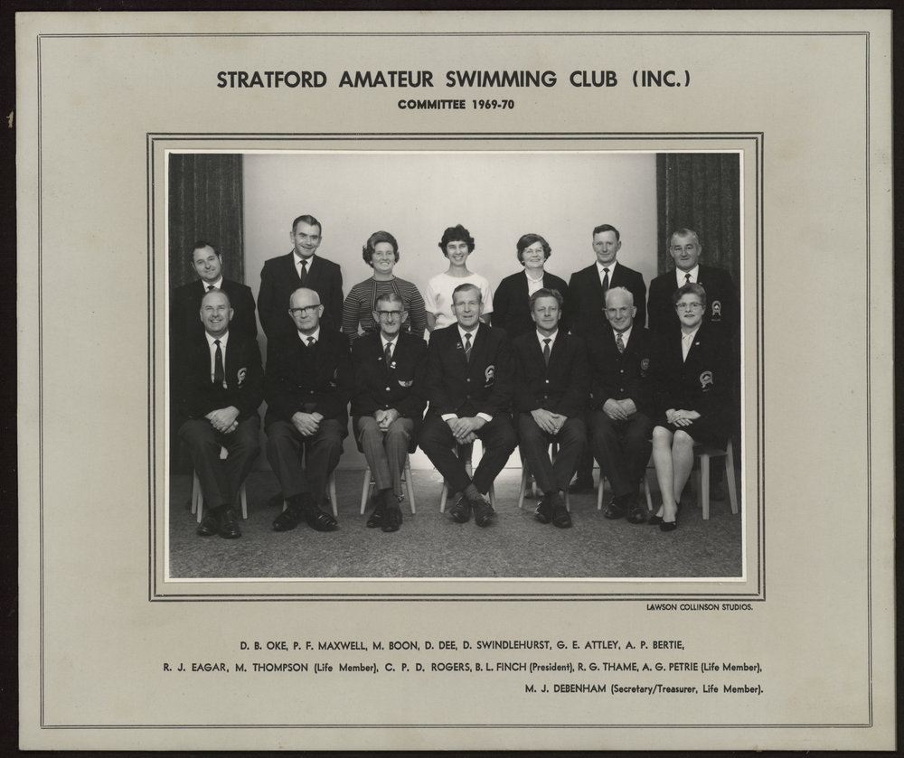 Stratford Amateur Swimming Club, 1969-1970