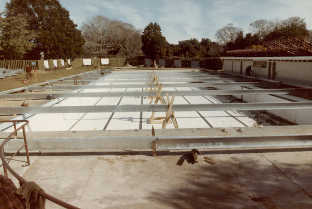 Pool redevelopment 1986