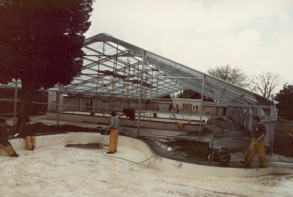 Pool redevelopment 1986
