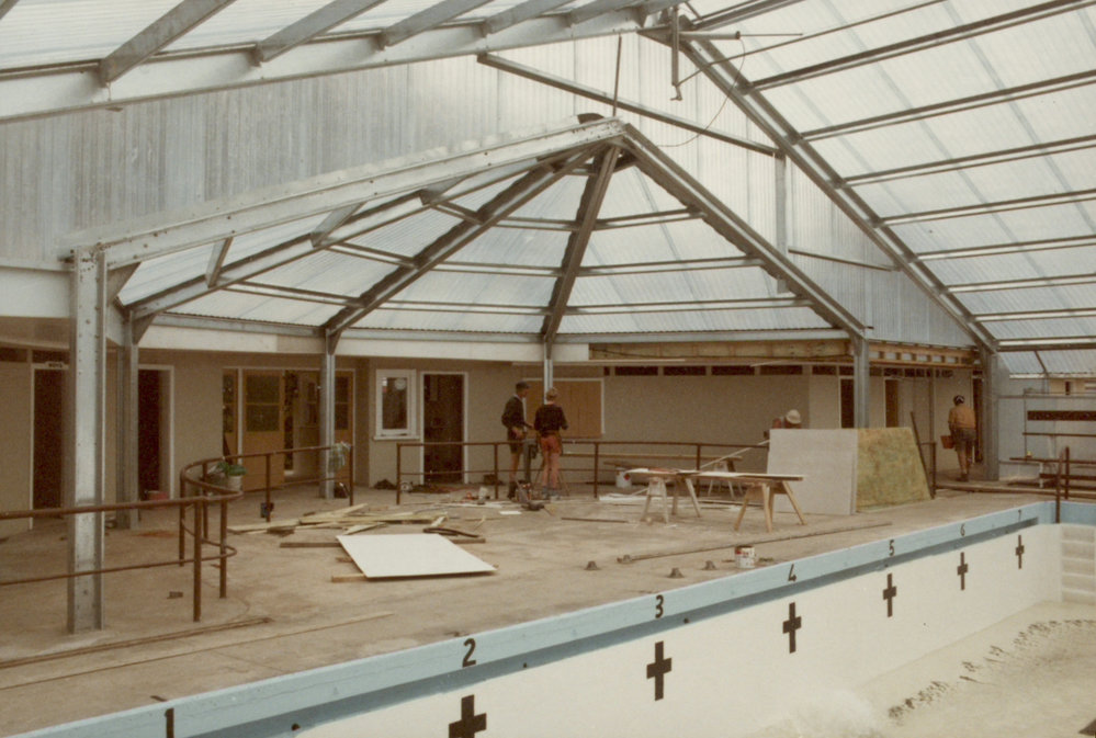 Pool redevelopment 1986