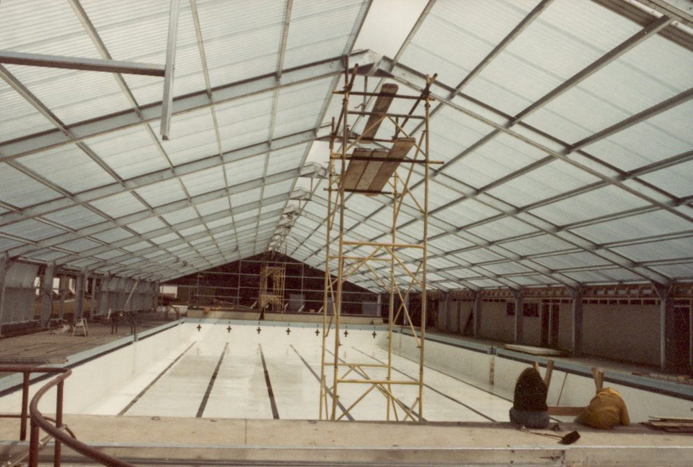 Pool redevelopment 1986