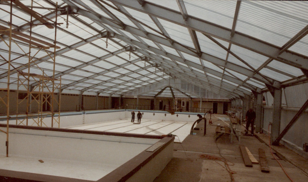 Pool redevelopment 1986