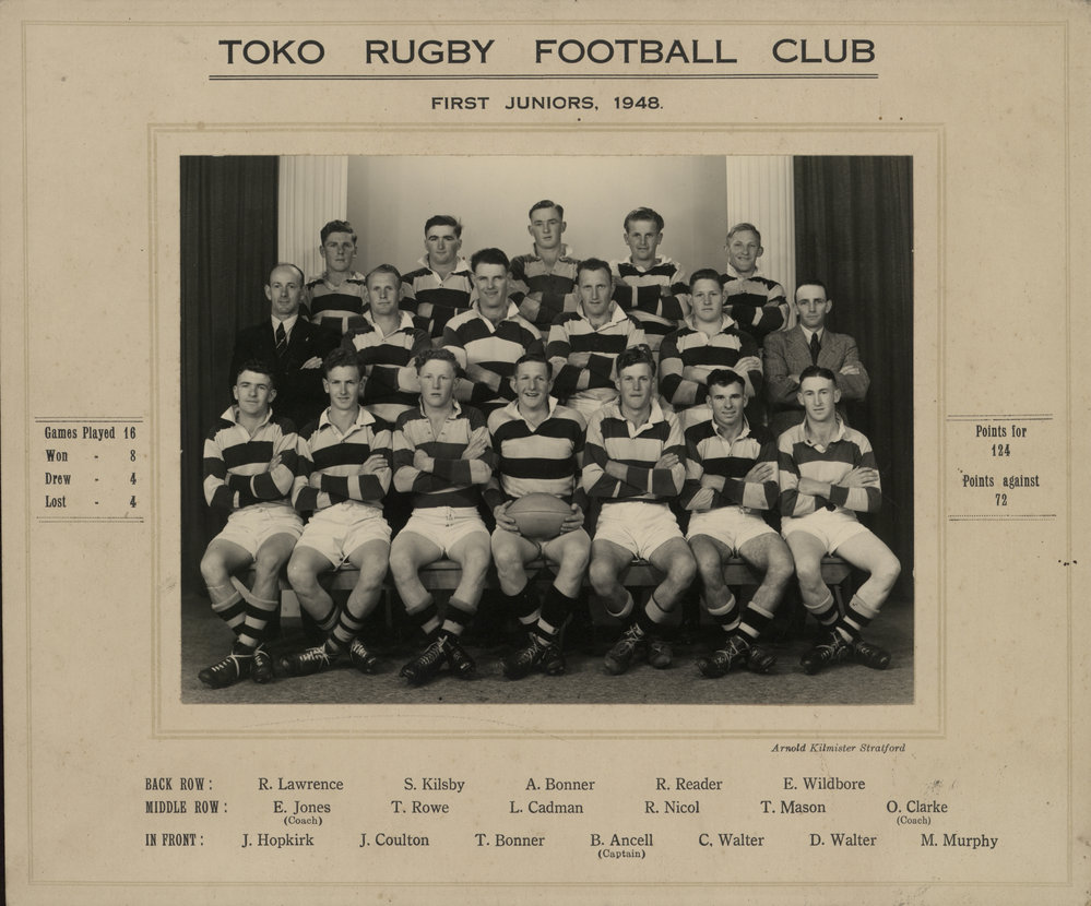Toko Rugby Football Club, 1948