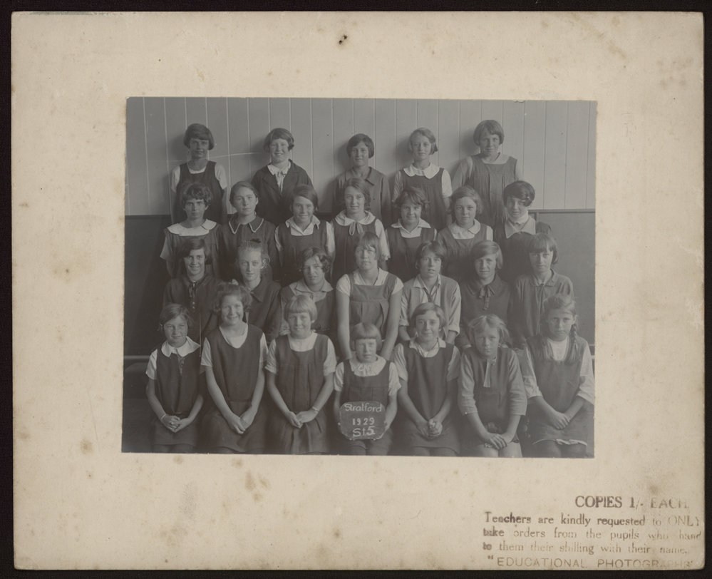 Stratford Standard V Girls, 1929