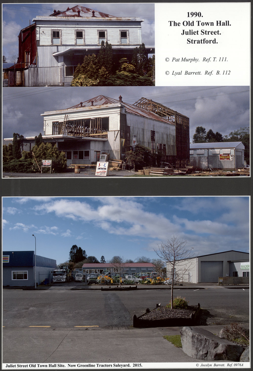 Town Hall Stratford 1990 &amp; 2015