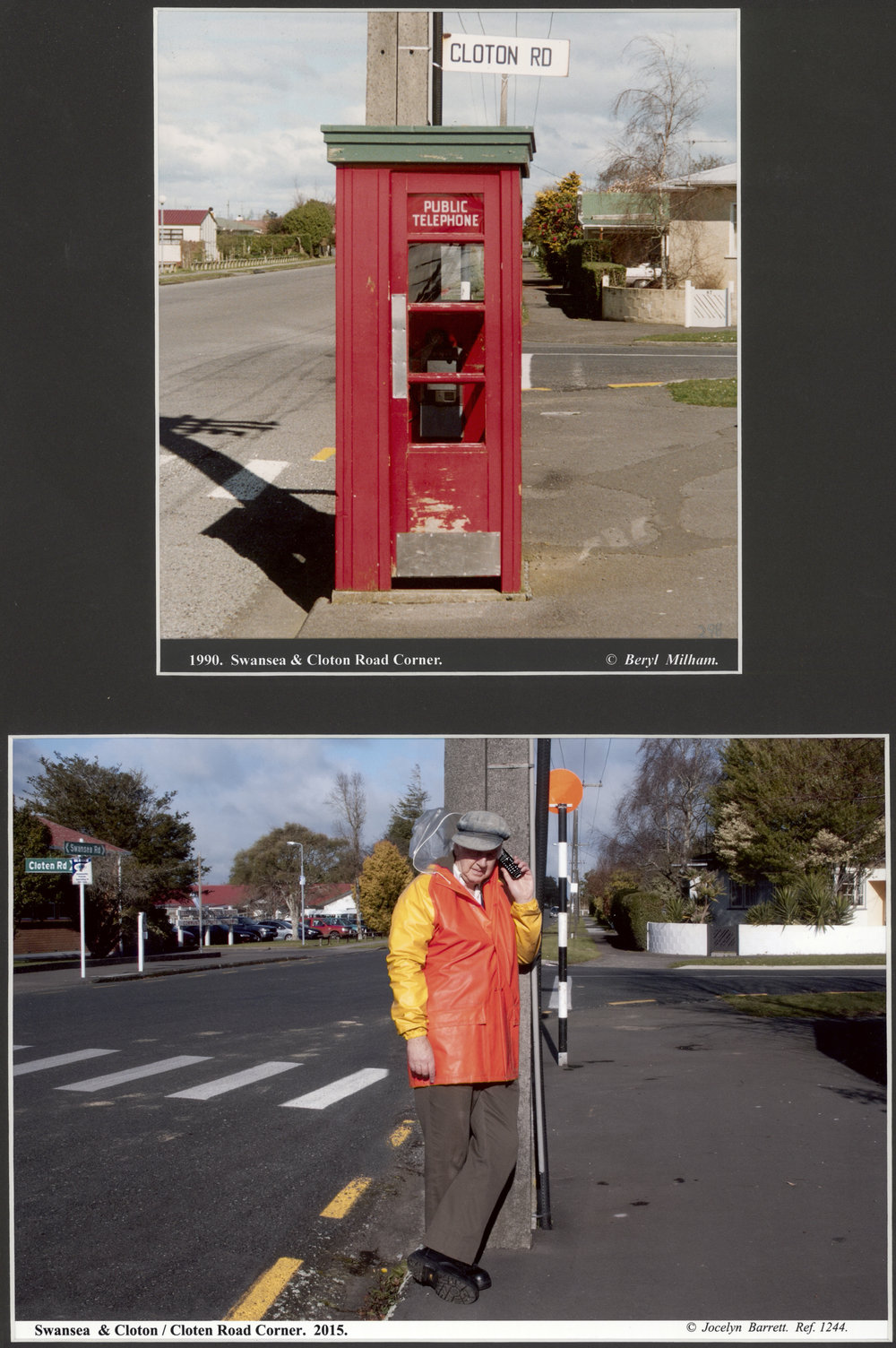 Phone box Swansea and Cloten Road corner 