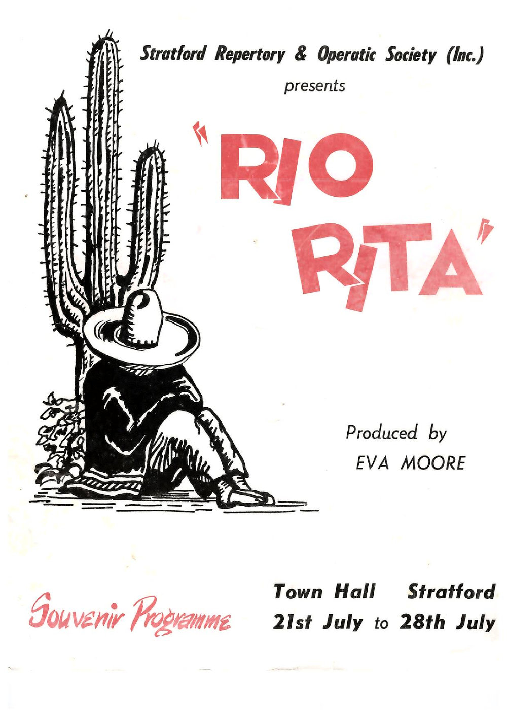 Rio Rita Programme 1956