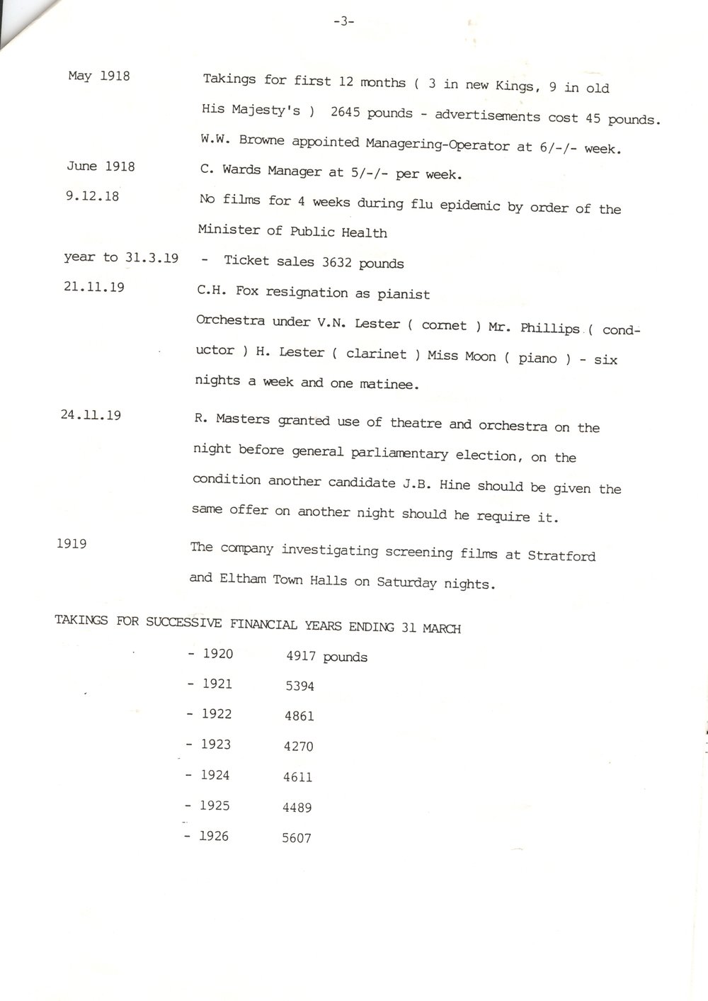 Kings Cinema Minutes - page 3