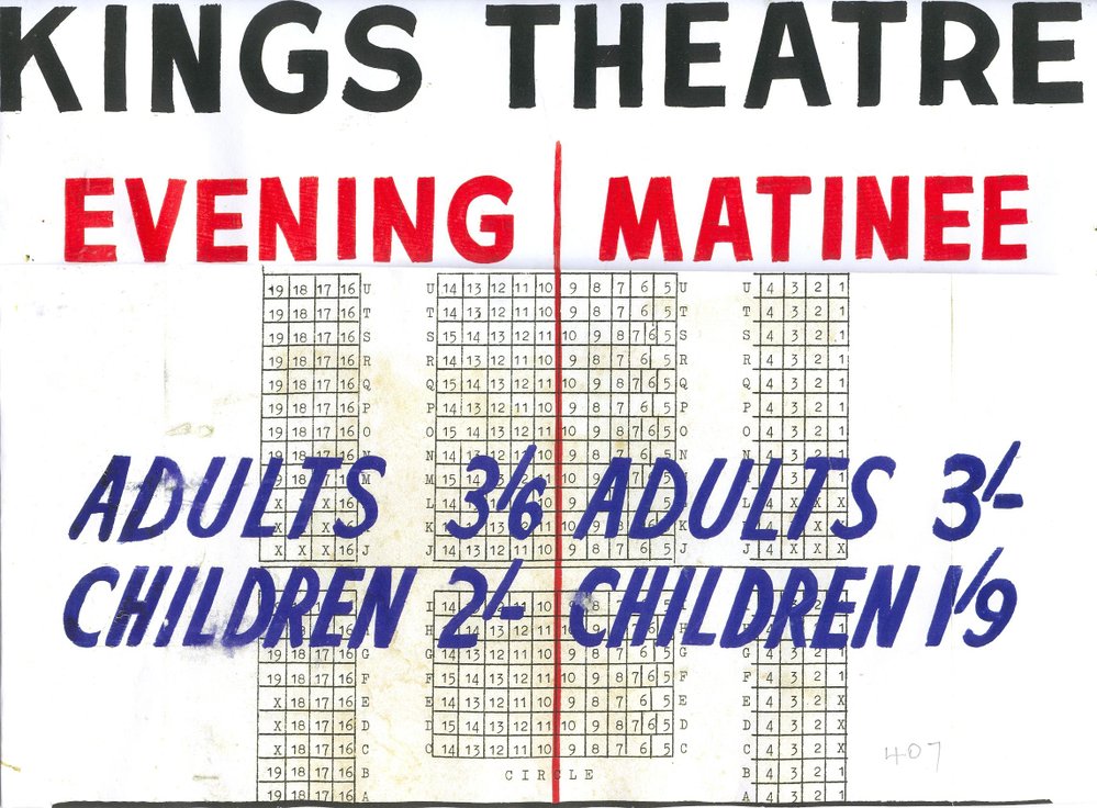 Kings Cinema Seating plan 1