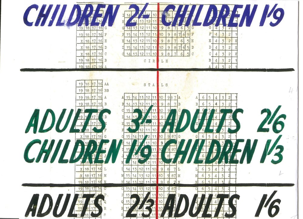 Kings Cinema Seating plan 2