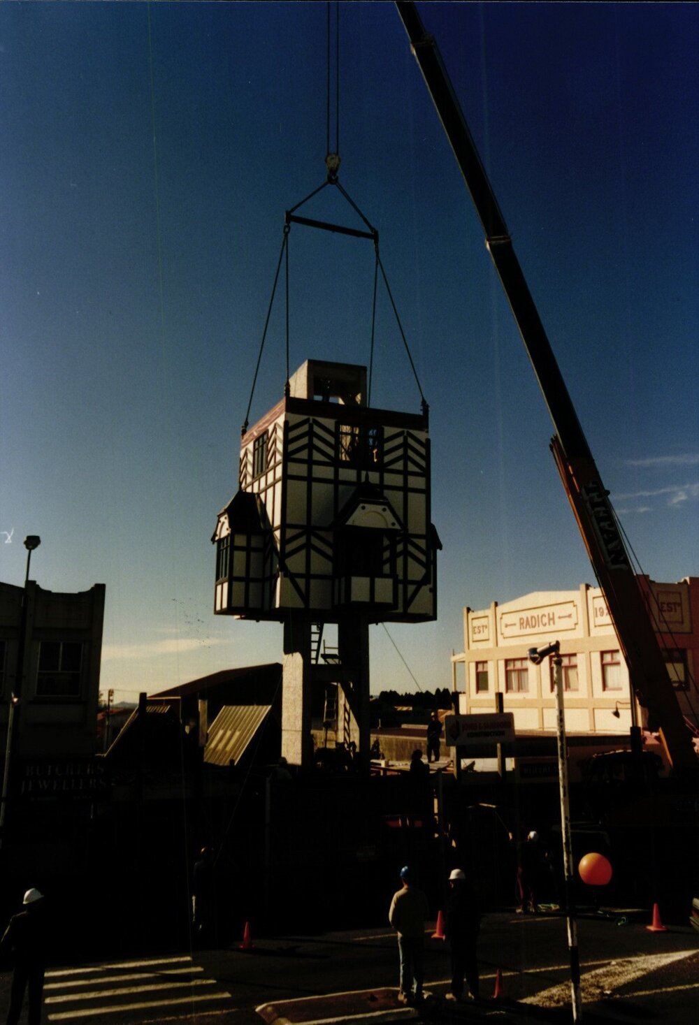 Installation of New Clock Tower