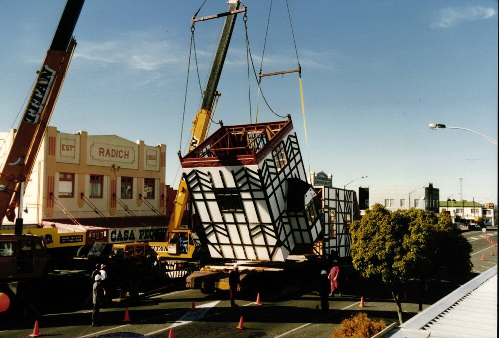 Installation of the New Clock Tower