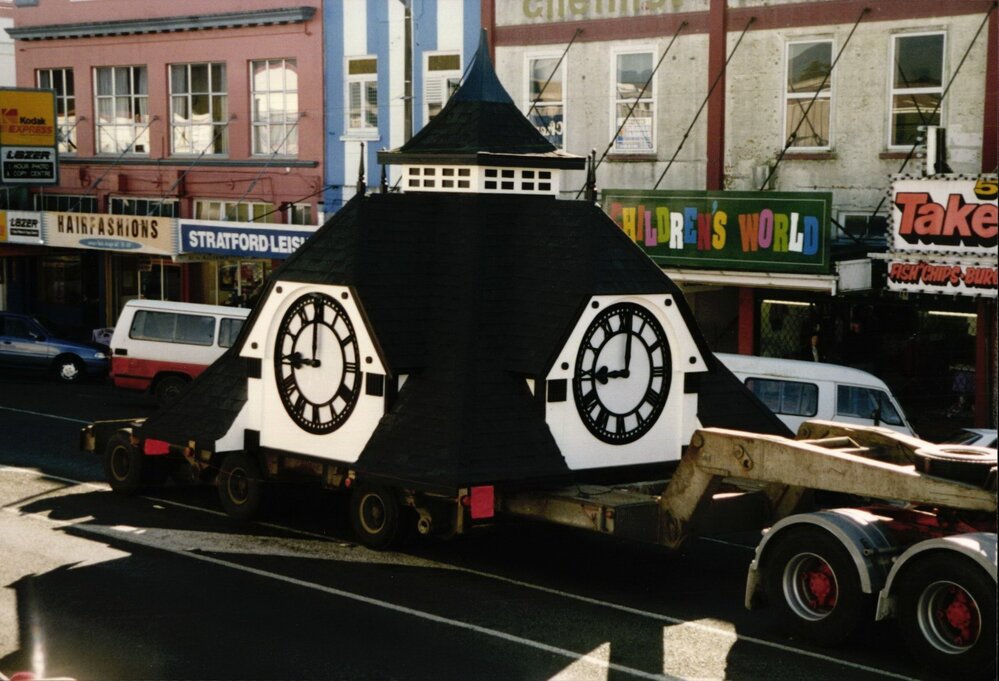 Installation of New Clock Tower