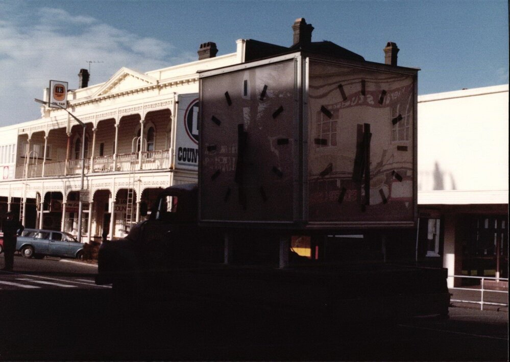 1960s Clock Being Removed