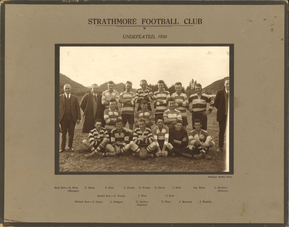 Strathmore Football Club 1930