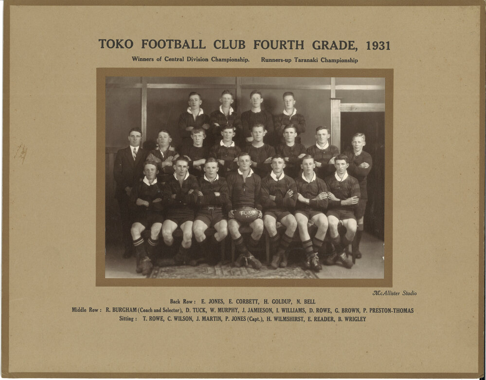 Toko Football Club Fourth Grade 1931
