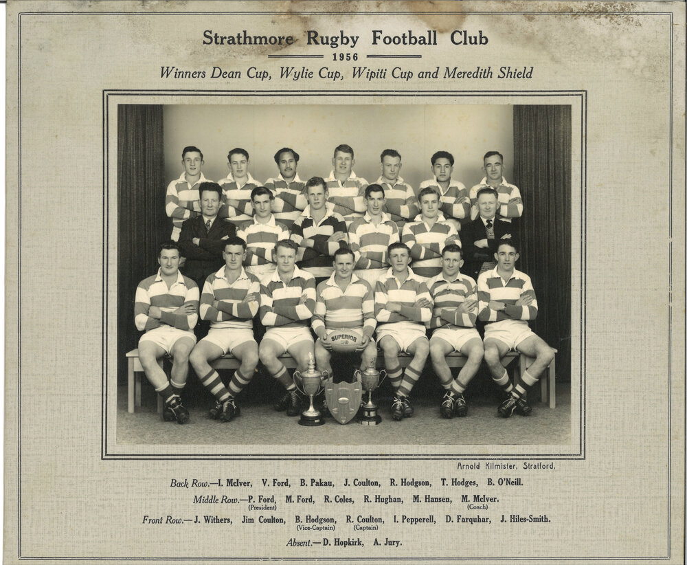 Strathmore Rugby Football Club 1956