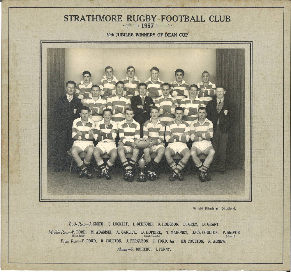 Strathmore Rugby Football Club 1957