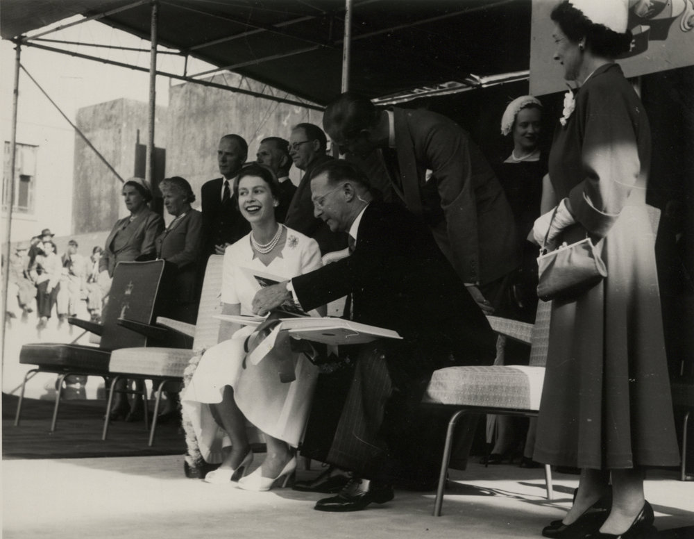 Queen Elizabeth II visits Stratford, 1954 