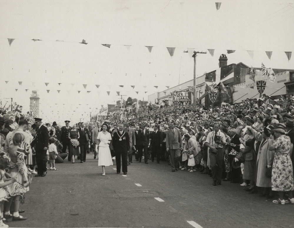 Queen Elizabeth II visits Stratford, 1954 