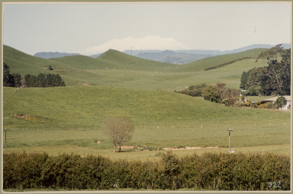 Mt Ruapehu as seen from Stratford 