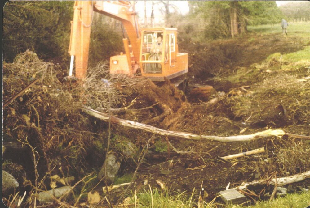 Stanley School - Milling library timber - 1981
