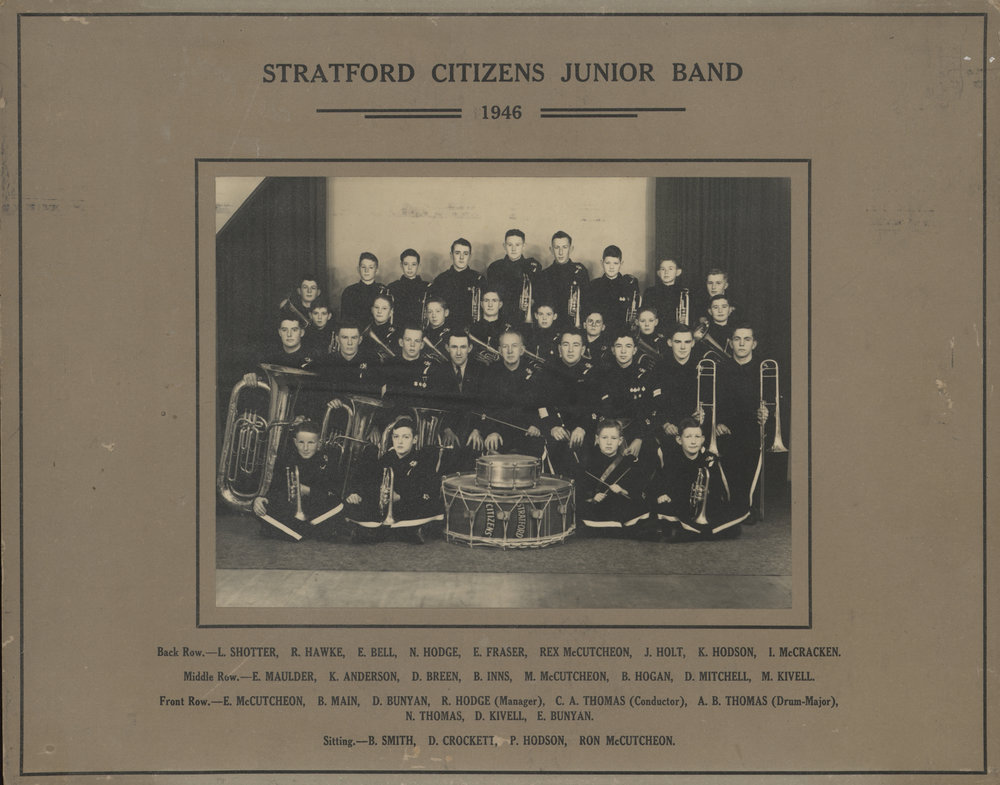 Stratford Citizens Junior Band, 1946