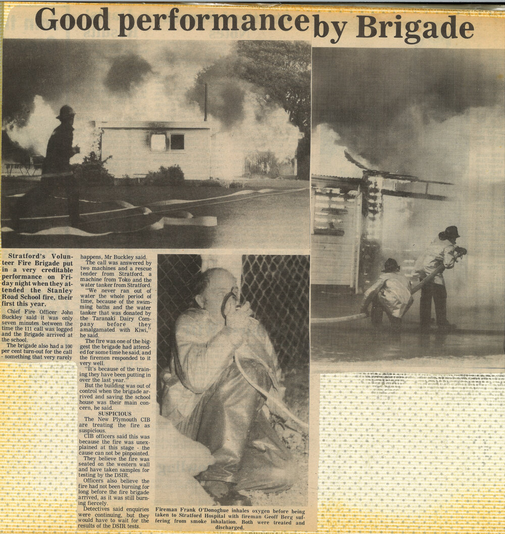 Stanley Road School Fire 1984