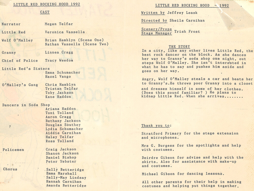 Stanley Road School 1992