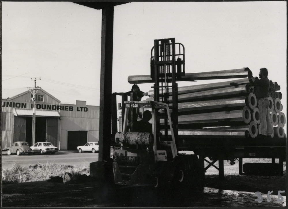 Light poles made at Union Foundries Ltd