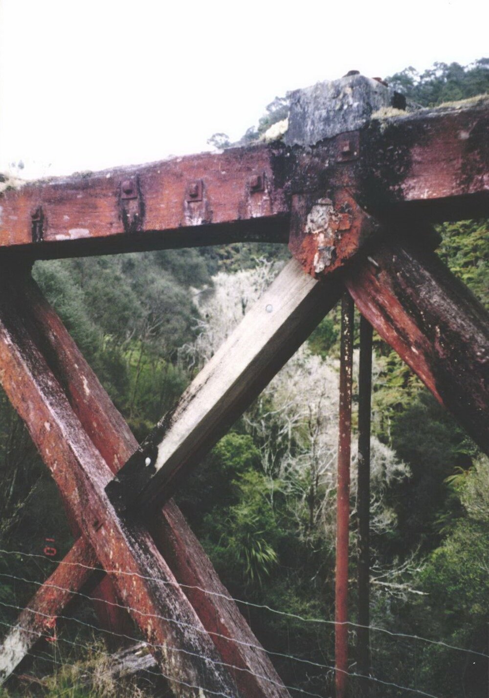 Bridge Whangamomona Road October 1997