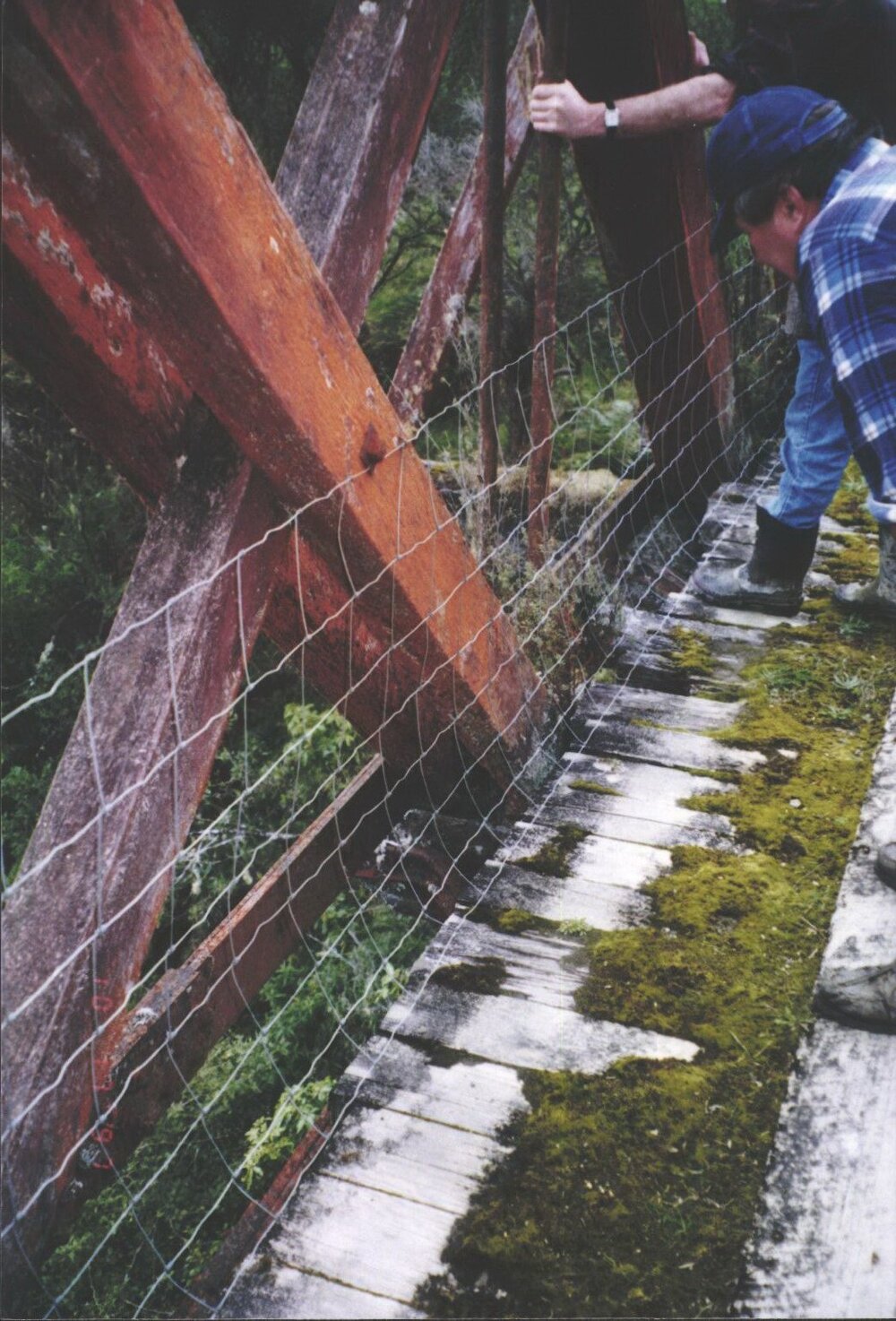 Bridge Whangamomona Road October 1997