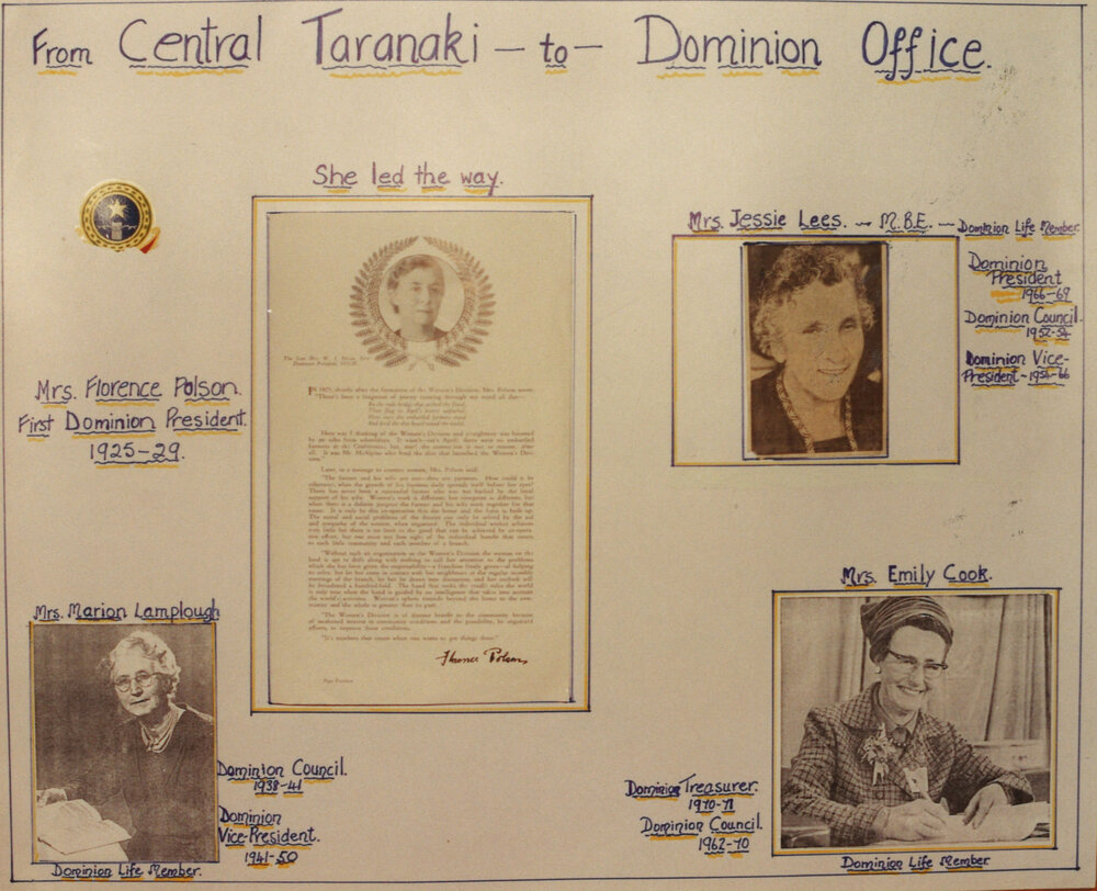 Central Taranaki Provincial Rural Womens New Zealand 60th Jubilee 1993