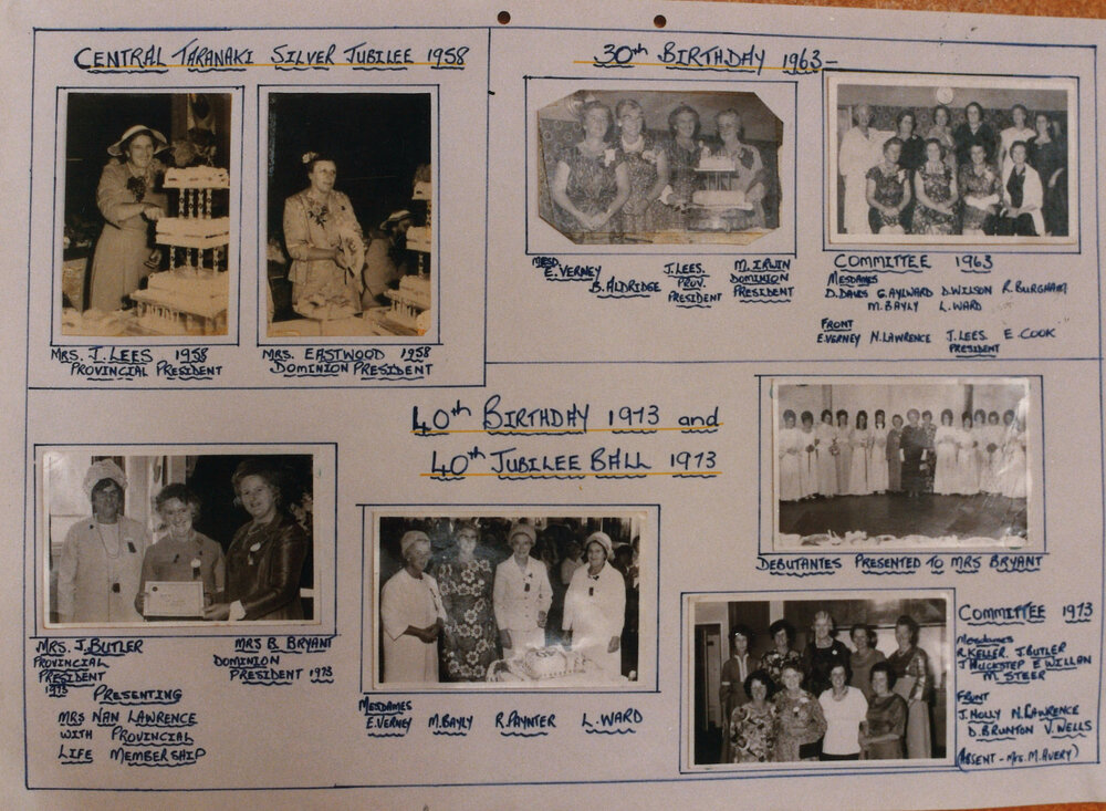 Central Taranaki Provincial Rural Womens New Zealand 60th Jubilee 1993